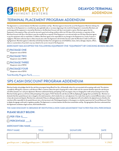 Dejavoo Addendum